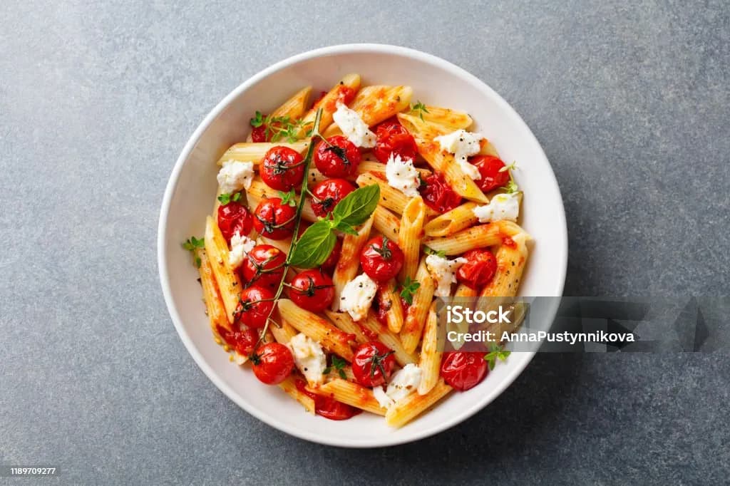Pasta Penne with Roasted Tomato